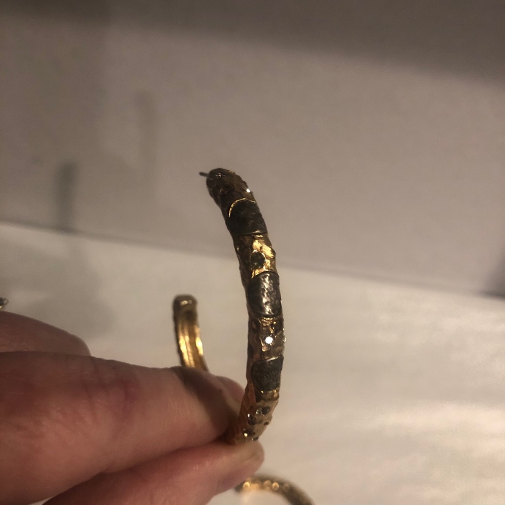 Tat2 hoop earrings